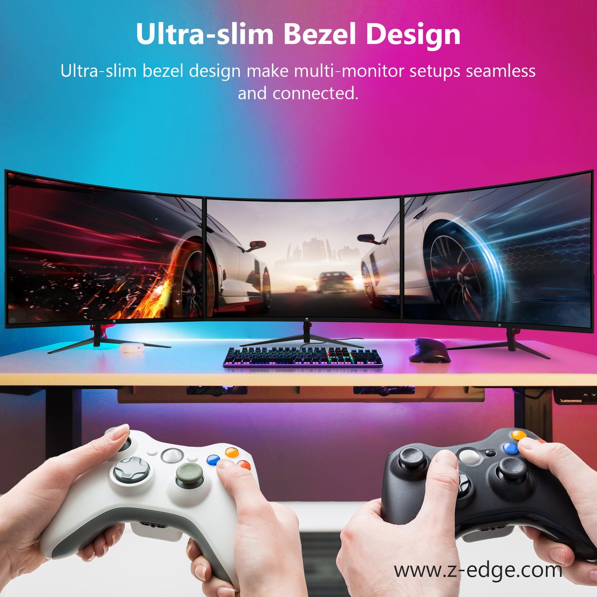 zeroedgeGA's tweet image. Crush the Competition ► React with lightning speed. 200Hz monitor refresh rate brings hyper-responsive, ultra-smooth competitive gameplay. 
View More at Z-EDGE UG27
📍 bit.ly/35BaAt3
#Zeroedge #Monitor  #gamingmonitor  #Highrefresh #27inch #curvedmonitor #1ms_monitor
