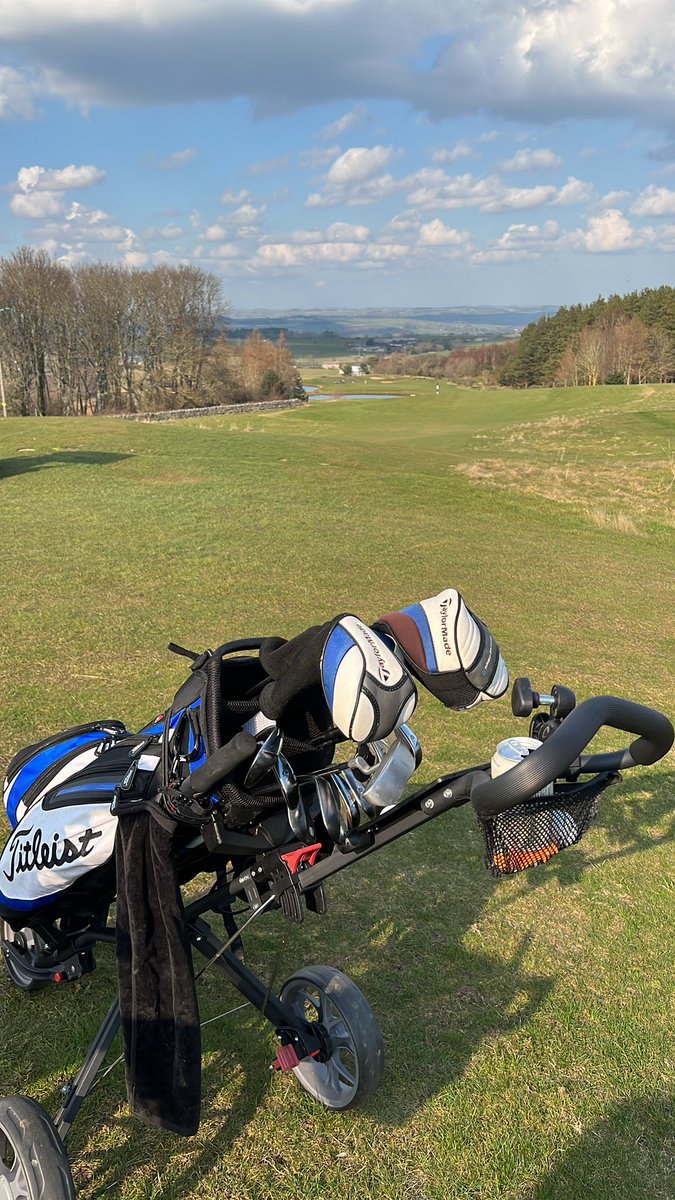 Great day for it 🏌️‍♂️ ⛳️ #slaleyhall