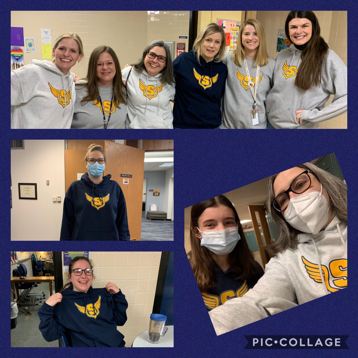 We are sprinting into spring break!  SMS staff and students supporting track and field! #sascompass #smslearn