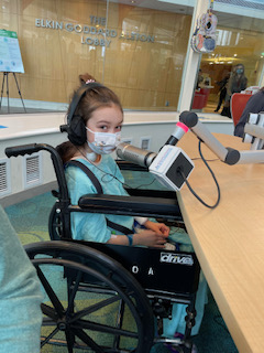 RyanFoundation's tweet photo. Meet Elizabeth, a rockstar we recently met at @childrensatl! Her quick cardiac recovery allowed her to visit #SeacrestStudios for a call with @NASA astronaut, Barry Wilmore. You're out of this world, Elizabeth! @NASA_Astronauts https://t.co/R5MqwGc9IQ
