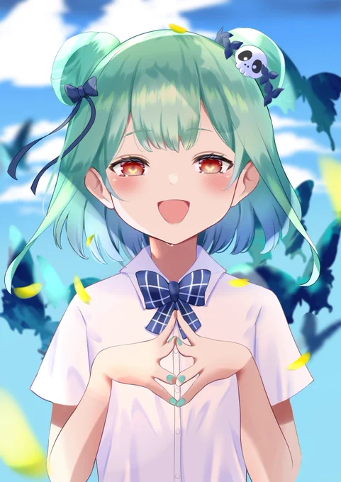 ありがとうって伝えたくて
#絵クロマンサー
#潤羽るしあ 