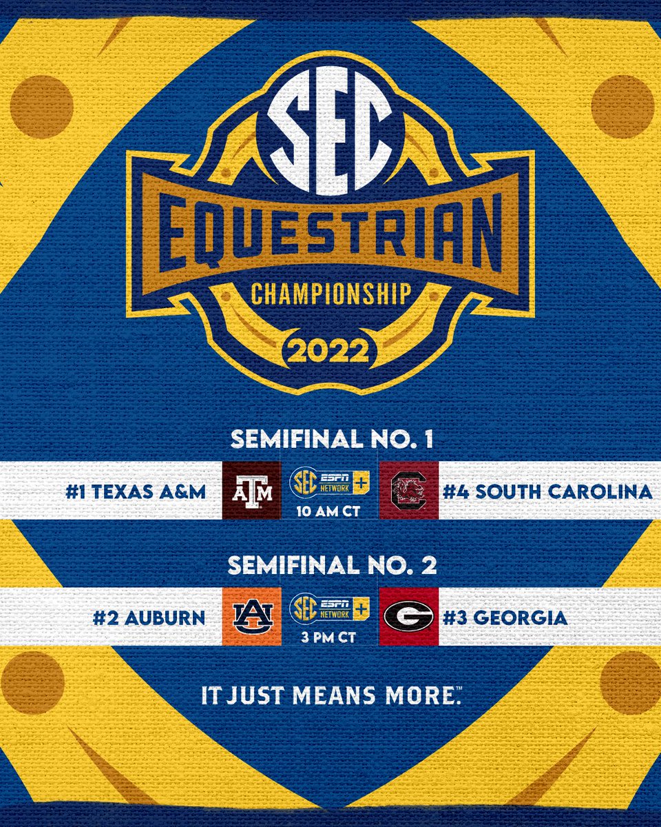 𝟐𝟎𝟐𝟐 #𝐒𝐄𝐂𝐄𝐐 𝐂𝐡𝐚𝐦𝐩𝐢𝐨𝐧𝐬𝐡𝐢𝐩
📍 ᴀᴜʙᴜʀɴ, ᴀʟᴀʙᴀᴍᴀ

Today on 📺 <a href="/SECNetwork/">SEC Network</a>+

#SECChampionship