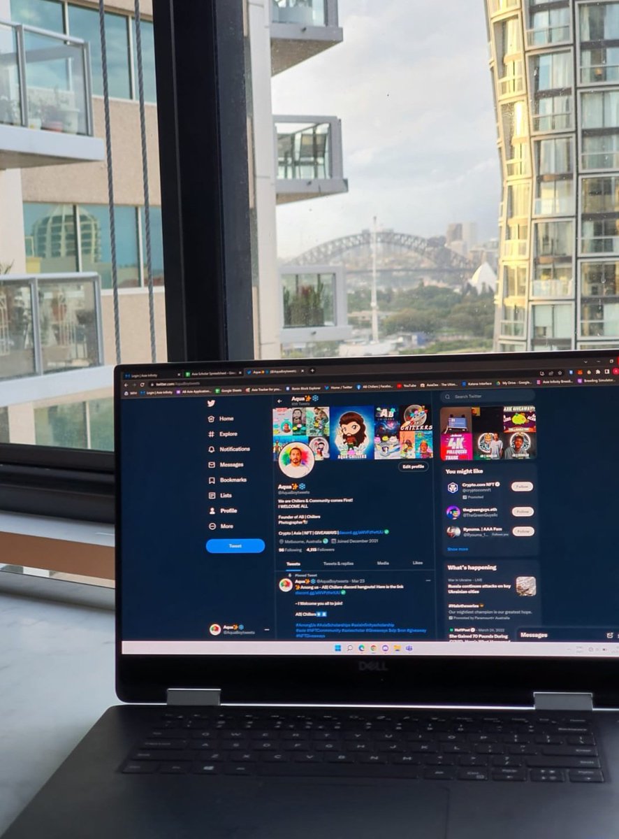 AquaBoytweets's tweet photo. Small holiday break but no break from @AxieInfinity 

💫I've got some ideas for AB| Chillers in April! Can't wait to speak to the team and plan more events for us.

- Retweet if you are excited!
- LFG!!

ABC⬆️⏫

#axie #AxieinfinityScholarship $ron #giveaway #axiescholarship $slp https://t.co/jJWRp9kwLJ