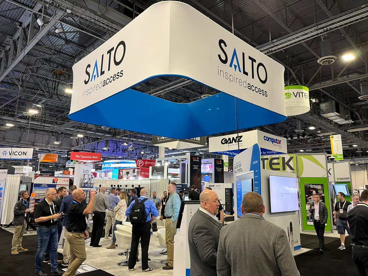 Thank you for another excellent #ISCWest! We enjoyed visiting with you regarding the latest in electronic access control solutions. 

https://t.co/QCSi0YaPue 

#saltosystems #ISCWest2022 #accesscontrol #electroniclocking #security #dataopensthedoor #thankyou https://t.co/Xh8vBtUvnJ