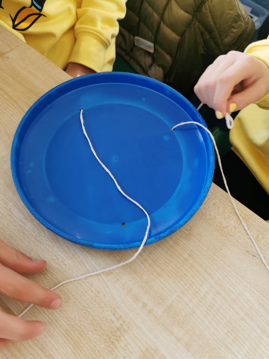 MarysSandyford's tweet photo. 6th class have been learning about different forces in class and today we did an experiment using a Frisbee, string and cup of water to test out the theory of Centripetal Force. Check out the pics and videos to see if we were successful! #pdstscience #esbscienceblast https://t.co/Yt19JwTpM4