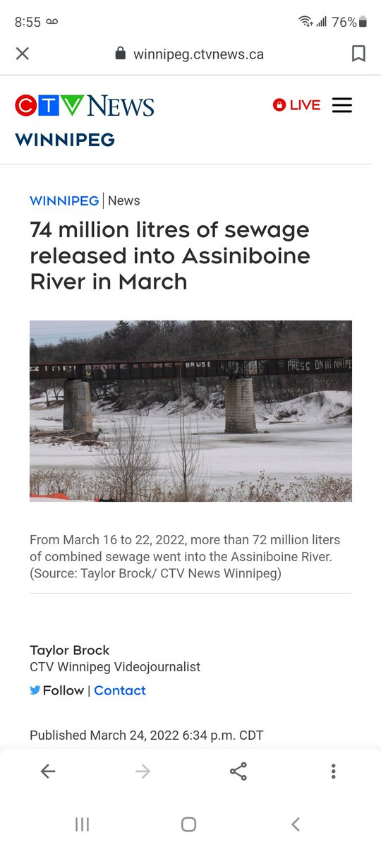 kendalwpg's tweet photo. And they blame the farmers for Lake Winnipeg problems.... https://t.co/gBFoqlbZQf