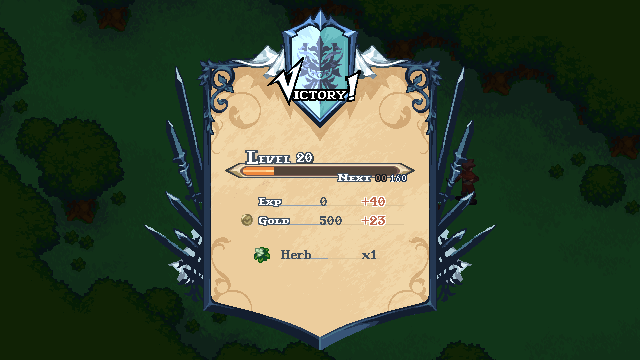 BladeOfVerdance's tweet photo. It's been a while since we last shared some progress! The victory screen finally received some much-needed love since the last time! ⚔️
#screenshotsaturday #gamedev #indiedev #pixelart #madewithunity https://t.co/SFTbv2AA2f