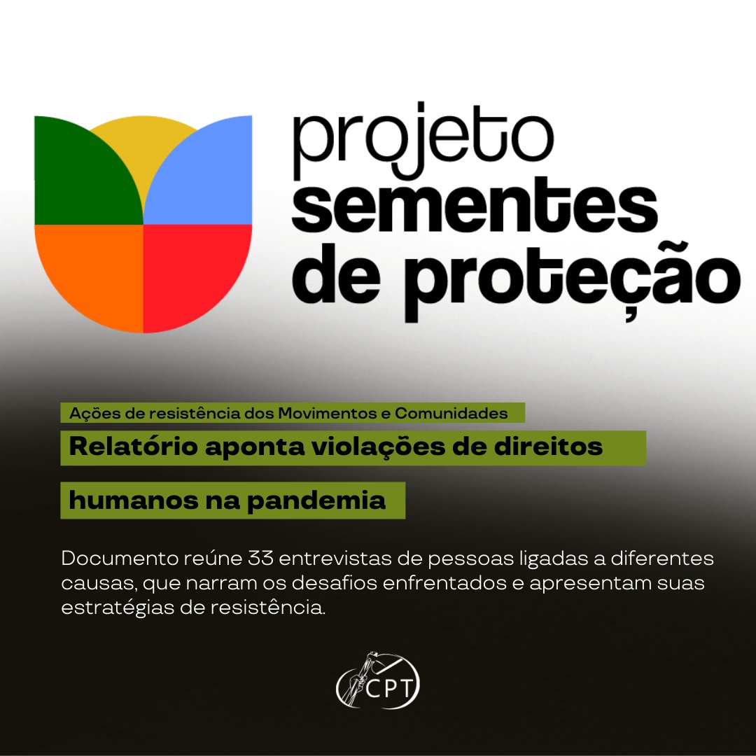 cptnacional's tweet photo. #LutarNãoÉCrime | 📔 Documento reúne 33 entrevistas de pessoas ligadas a diferentes causas, que narram os desafios enfrentados e apresentam suas estratégias de resistência. - com @abong_osc

📌 Confira: https://t.co/YUVXW2Xoa6 https://t.co/8zV3B9vGfl