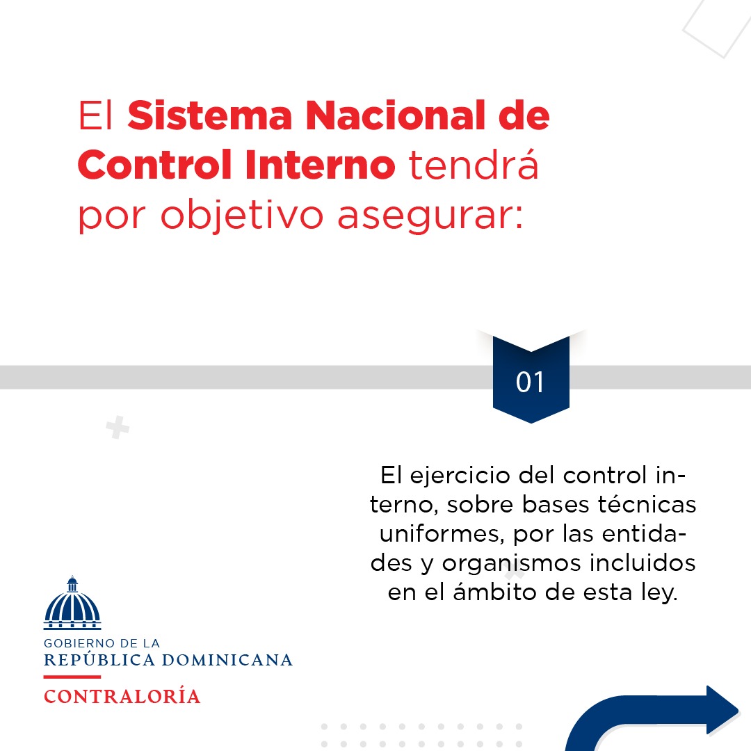 ContraloriaRD's tweet photo. Los objetivos del Sistema Nacional de Control Interno se encuentran en la Ley No. 10-07.
#ContraloriaRD #CGR #SINACI https://t.co/PYzO5HMHJX