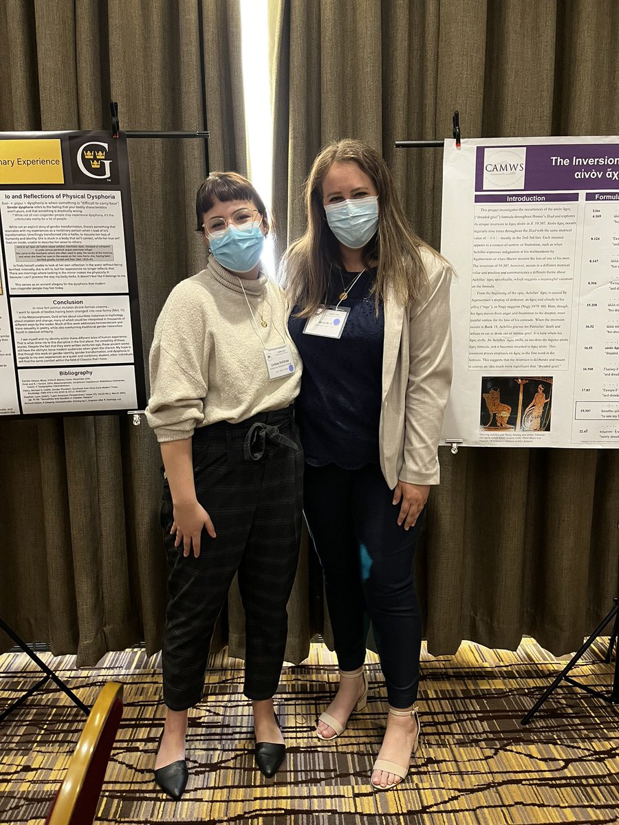quidintarnation's tweet photo. got the awesome chance to present some of my work today at CAMWS! i’m very thankful to have had this opportunity, and i’m so excited for my future in this field. https://t.co/JYgCKLUTQb