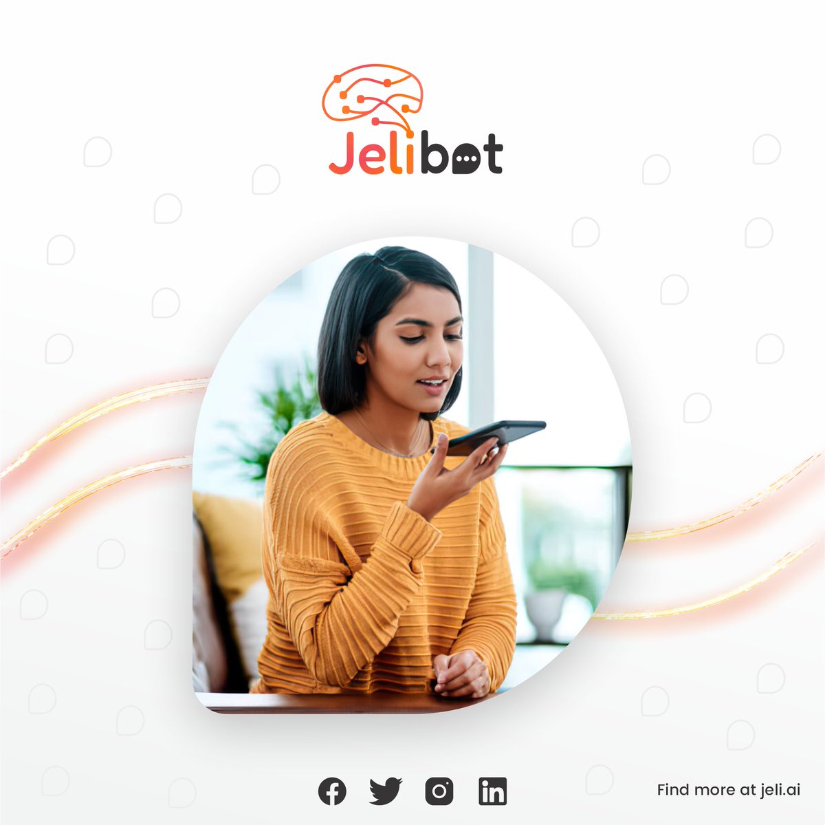 Müşterilerinize insan gibi doğal ifadelerle yanıt veren dijital asistan Jelibot ile artık 7/24 çevrimiçi olmanız ve müşterilerinizle etkin bir şekilde iletişim kurmanız mümkün. Jelibot'u sosyal medya, web sitesi ve e-posta gibi türlü iletişim kanallarında kullanabilirsiniz.