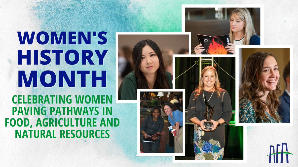 During Women’s History Month, we nod to contributions from AFA alumnae in food, agriculture and natural resources.

From C-Suite executives to entrepreneurs, producers, innovators and advocates, we thank all AFA alumnae for continuing to build a strong and vibrant industry.
