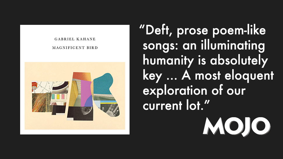 NonesuchRecords's tweet photo. "Deft, prose poem-like songs: an illuminating humanity is absolutely key ... A most eloquent exploration of our current lot." —@MOJOmagazine on @gabrielkahane's new album, #MagnificentBird ⭐️⭐️⭐️⭐️ https://t.co/gLdXwZ1C0I