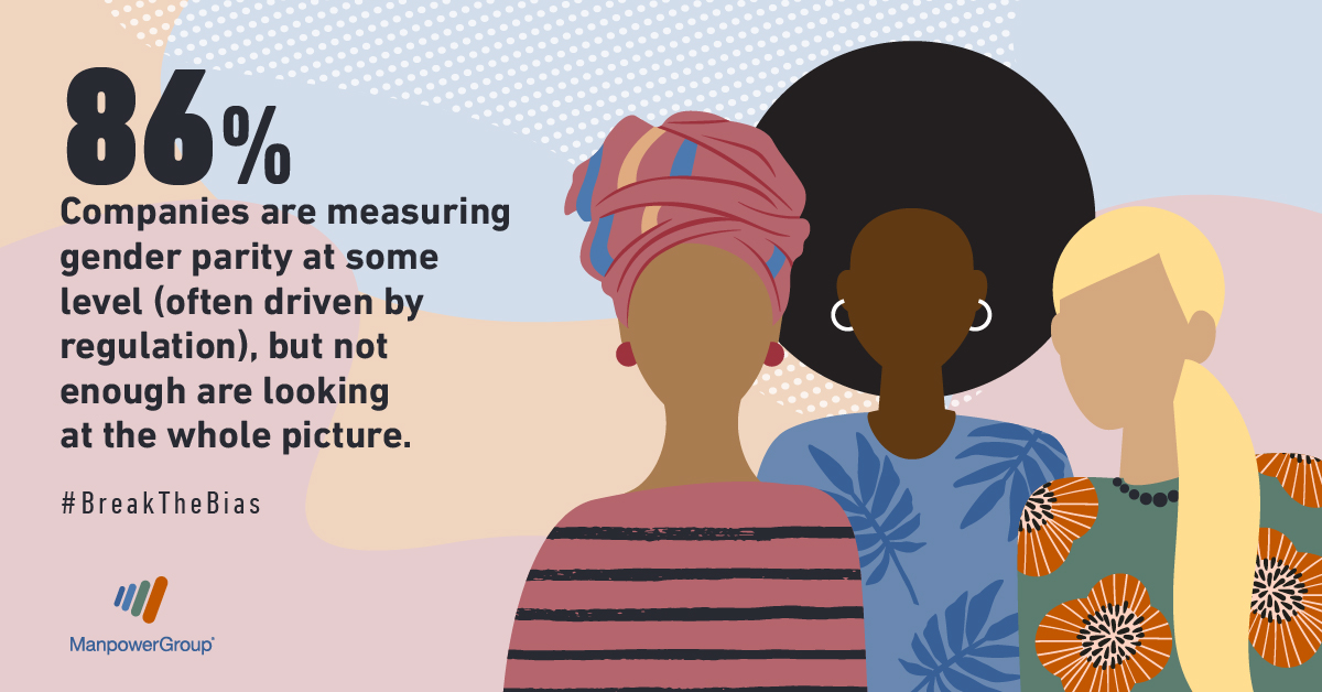 The data is clear: Companies with women at the top perform better. Yet new findings from <a href="/ManpowerGroup/">ManpowerGroup</a> reveal less than half of all organizations are tracking the progress of women to leadership roles. bit.ly/3MIhaid #WoManpowerGroup #BreakTheBias #IWD2022
