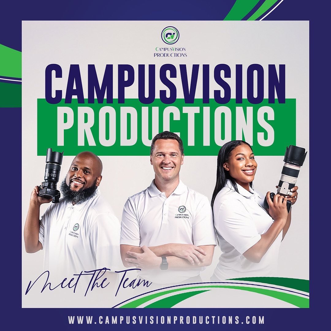 campusvisionpro's tweet photo. Meet the team behind the vision! Visit our website at https://t.co/lTRoY21exC to learn more about your CampusVision Productions team!
#campusvisionproductions | #dreamteam https://t.co/7GLstJGqIT