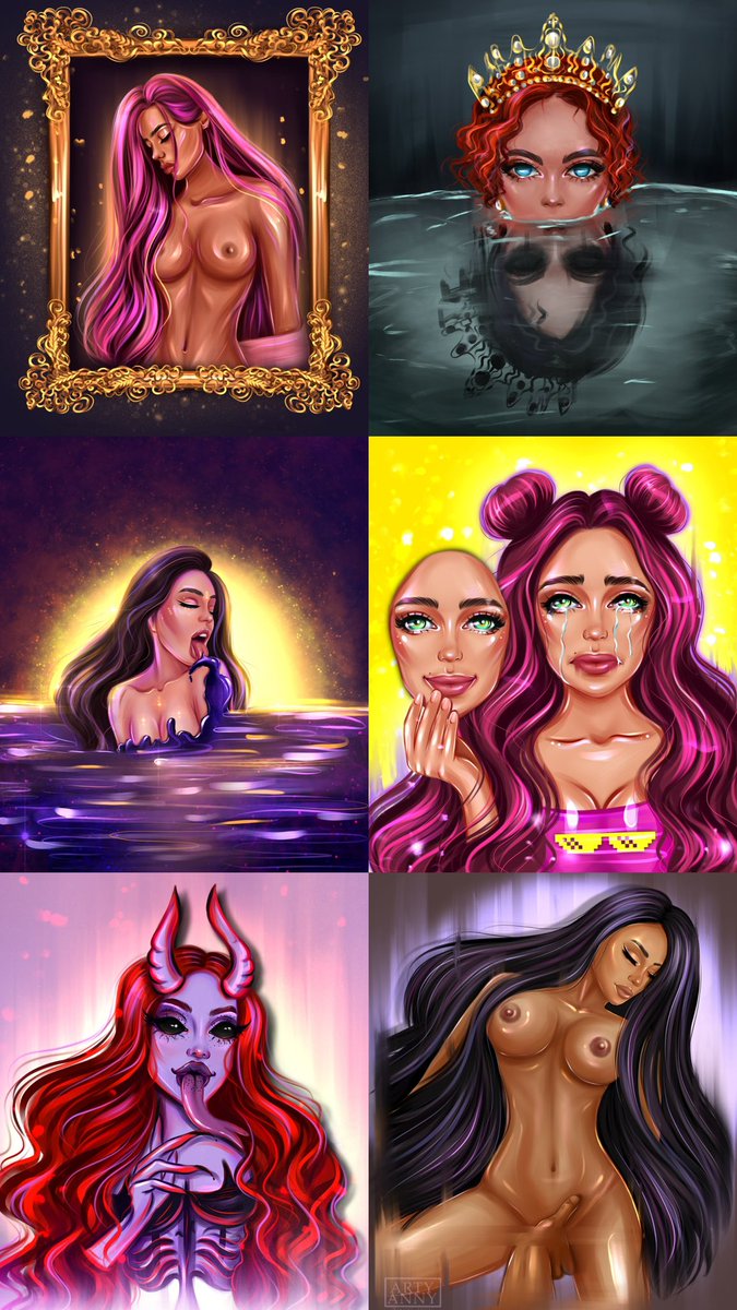 Arty_Anny's tweet photo. My beauties ! I love to draw, I put my whole soul into every picture! Each one is special to me ! And I know that they are also bought by special people. ❤️❤️❤️💜💜💜

All these artworks are available at the link ⬇️⬇️⬇️

 https://t.co/KBGNQ5Fw0U https://t.co/mYNozXmpIK