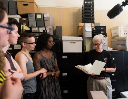 StonewallNPS's tweet photo. All are welcome to join us this Saturday 2-4p for the final weekend of #WomensHistoryMonth when we host a free showing of @archivettesfilm directed by @RossmanMegan featuring the world's largest collection of materials by and about lesbians.

For access: https://t.co/bHR70VJIiu https://t.co/ratckETp41