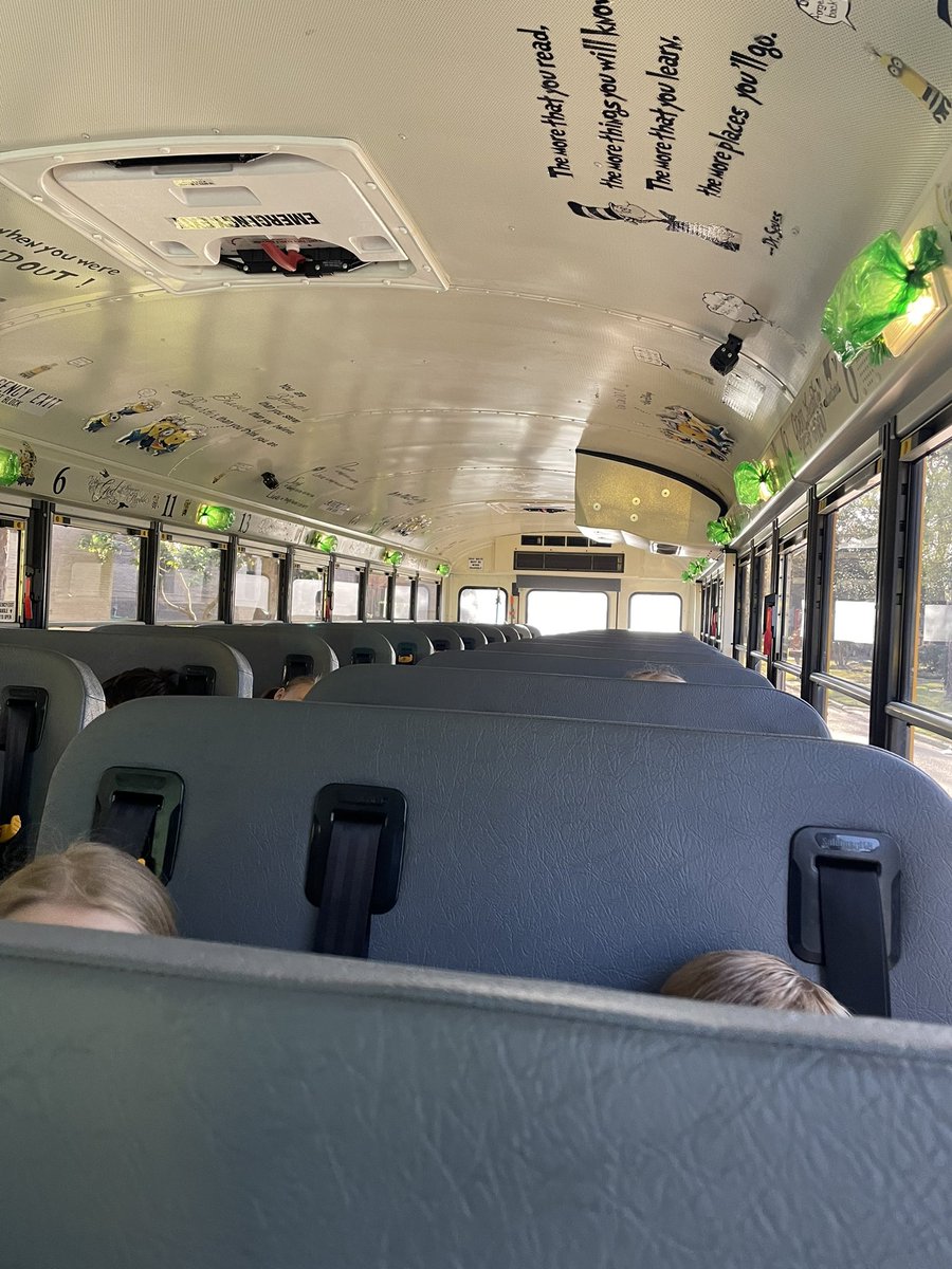 We’re going to the Zoo, zoo, zoo.  How about you, you, you! 50+ kinder kiddos buckled in. Can you find them?
<a href="/HumbleISD/">Humble ISD</a> <a href="/HumbleISD_BBE/">Bear Branch Elem</a>