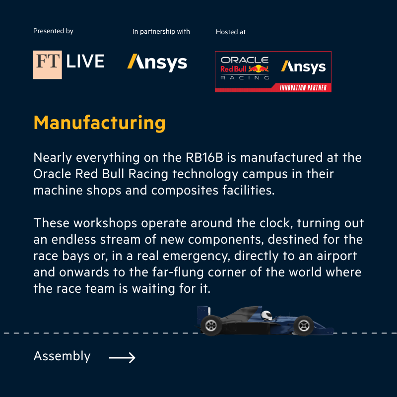 ftlive's tweet photo. On 5 April, in partnership with @Ansys, we’re offering an exclusive free factory tour of @redbullracing.
Swipe below to get a taste of what to expect.
For more information on our #FTMobility event and tour, click below.