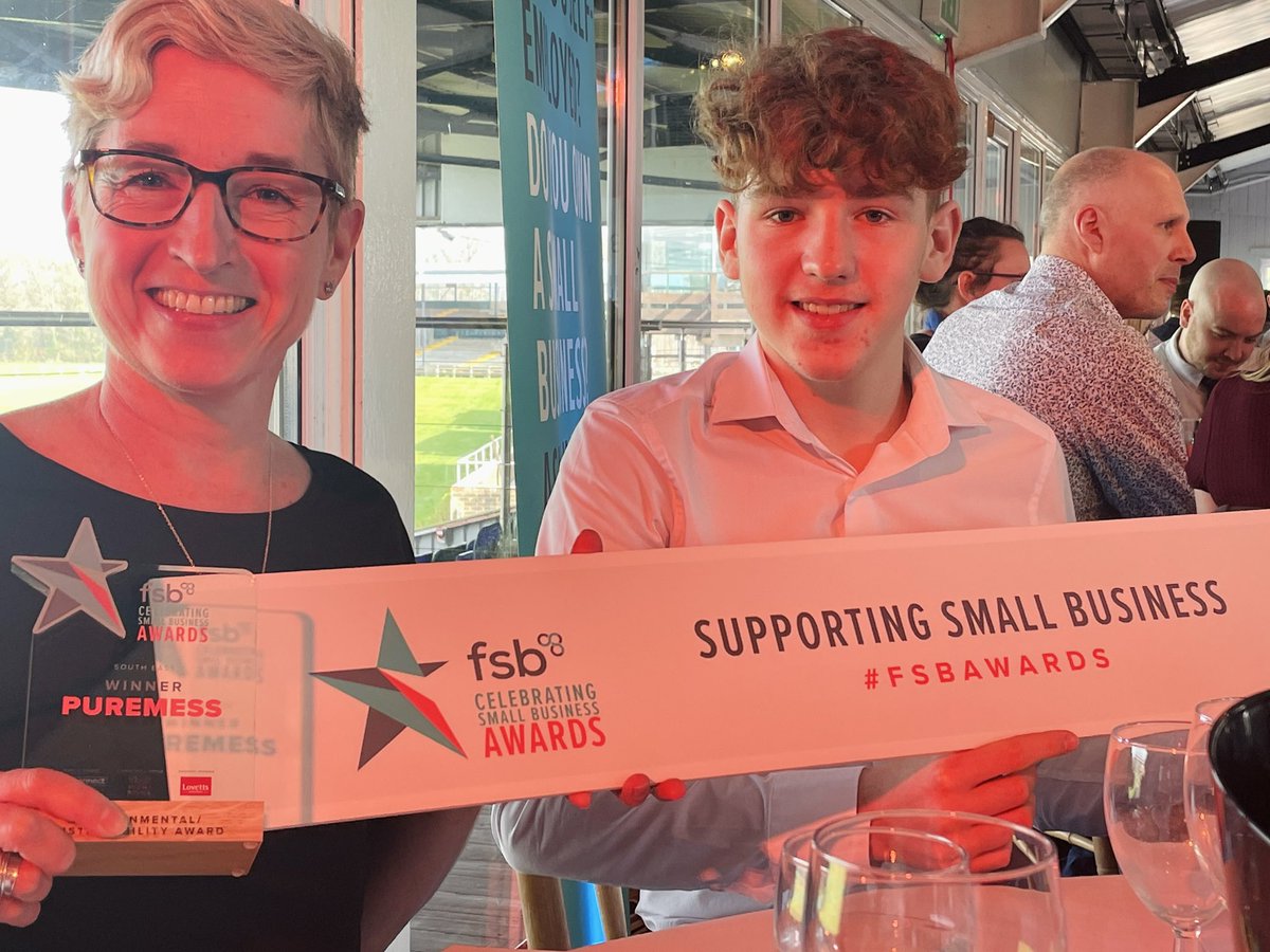 So proud to have won the #fsbaward
Thank you so much!🥰

<a href="/fsb_policy/">Federation of Small Businesses (FSB)</a> <a href="/FSBSouthEast/">FSB South East</a> #sustainabilityaward