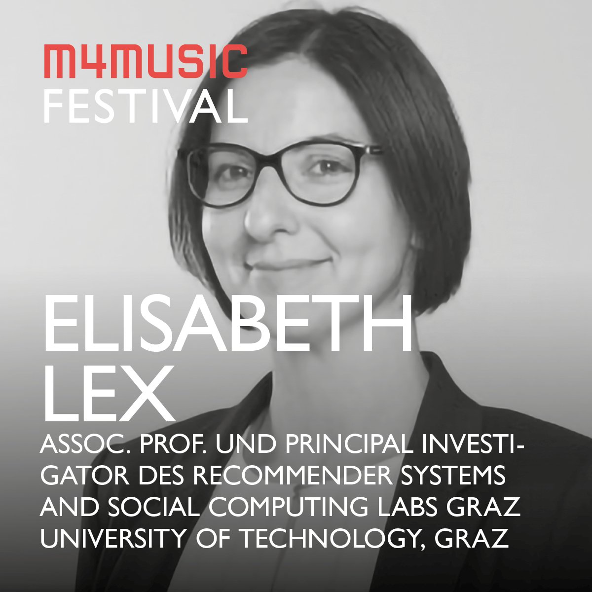 #RecSys und #AI beeinflussen immer mehr, welche #Musik wir hören - was sind die Folgen? Darüber diskutiert @elisab79 morgen mit <a href="/annamaetzener/">Anna Mätzener</a> von <a href="/AlgorithmWat_CH/">AlgorithmWatch CH</a> und Edmund Kenny von Kerala Dust beim #m4music-Festival. Moderiert von <a href="/Tobi_Muellerzwo/">Tobi Müller</a>