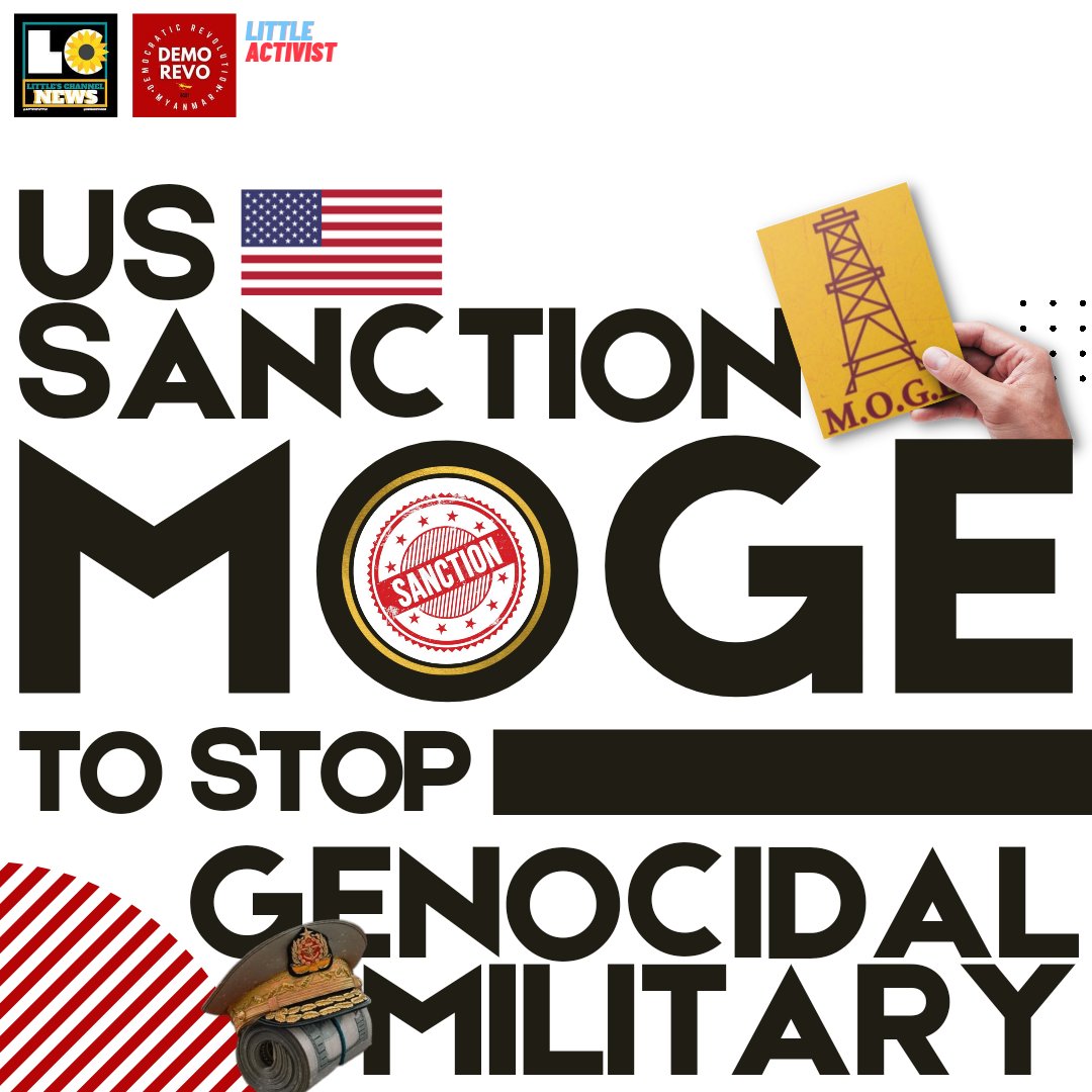 PyaePhyoKyaw322's tweet photo. 🇺🇸 @POTUS @SecBlinken - Stop issuing statements and take effective action like #US_SanctionMOGE against #GenocidalMilitary and save the people of #Myanmar 🇲🇲 immediately. #TakeAction_NoMoreWords https://t.co/yg68vbSfRi