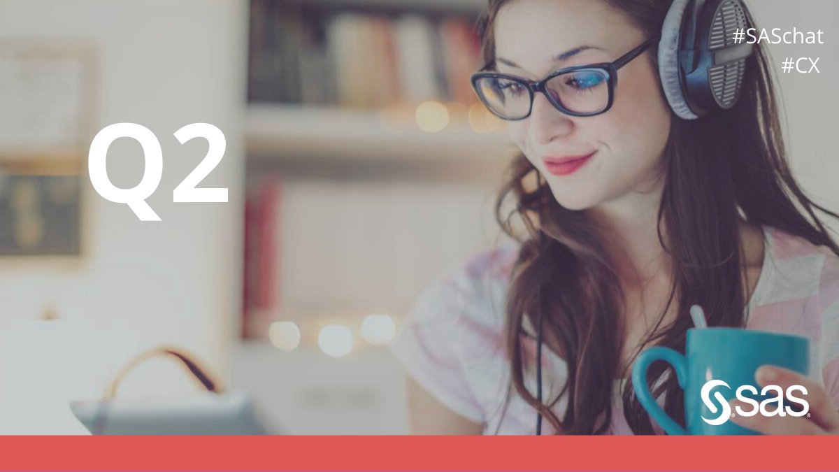 Q2: How do the ‘tall waves of technology’ feature in the #CX champion journey? #SASchat