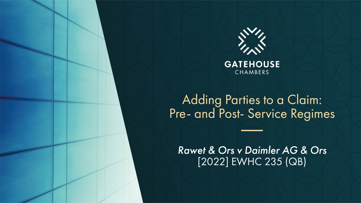 Gatehouse Chambers tweet media