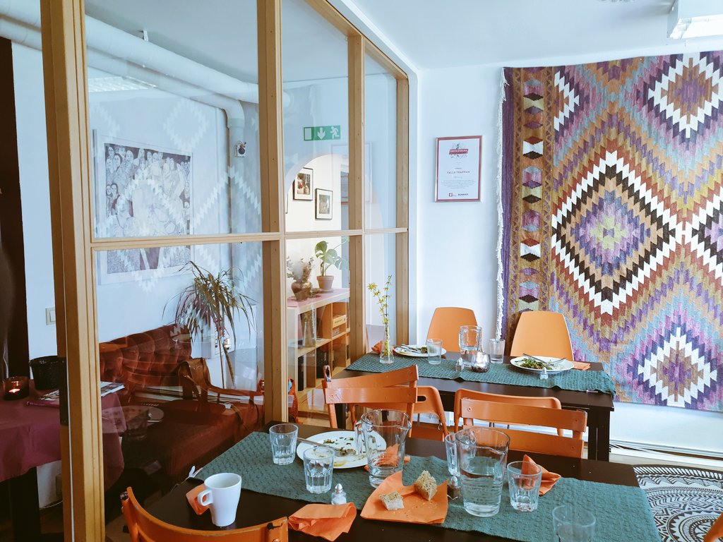 AnjezaBojaxhiu's tweet photo. Today we visited Yalla Trappan, which is a work integration social enterprise &amp; women’s cooperative run by a non-profit association in Malmö. The aim of Yalla Trappan is to create jobs and increased financial independence for immigrant women who are far from the labour market. https://t.co/oadSOGGglI