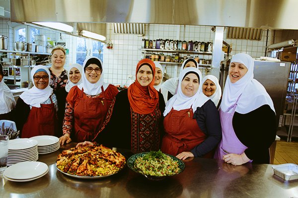 AnjezaBojaxhiu's tweet photo. Today we visited Yalla Trappan, which is a work integration social enterprise &amp; women’s cooperative run by a non-profit association in Malmö. The aim of Yalla Trappan is to create jobs and increased financial independence for immigrant women who are far from the labour market. https://t.co/oadSOGGglI