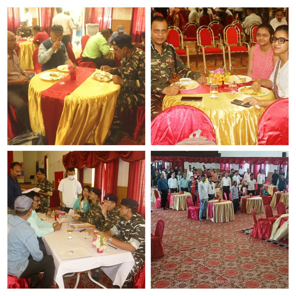 First Veteran'Day organised in GC CRPF Siliguri, with participation of pensioners. Their contributions were highlighted and their issues were also attended to.