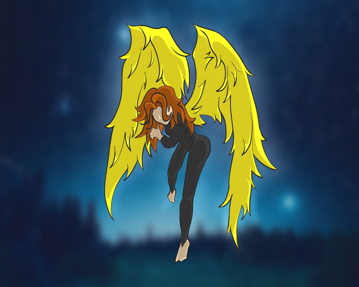 golden wings flight test #art #digitalart #digitalpainting