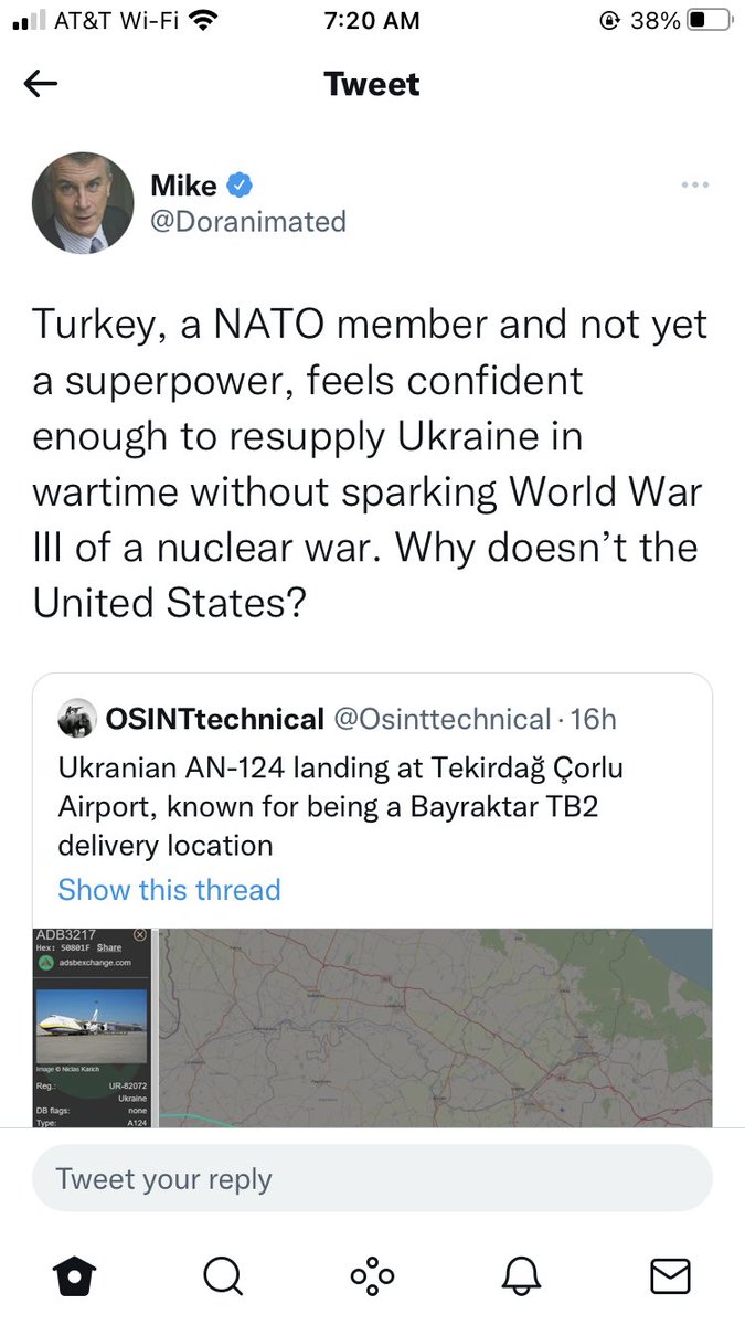 nords41's tweet photo. Another way of asking this question is why Russia is so conspicuously silent on TB2. Arguably it’s because 🇷🇺is eager to maintain the relationship despite the costs. It’s of genuine strategic value and one that exploits a key rift in NATO. https://t.co/Fn2w3e5hCZ