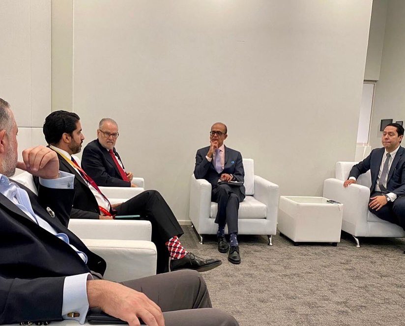 Durante la agenda del ministro de Economía, Planificación y Desarrollo de #RD, #MiguealCearaHatton, en el “Global Business Forum LATAM”, se ejecutaron reuniones bilaterales para expandir las oportunidades de desarrollo y #exportación de nuestra nación con diplomáticos.