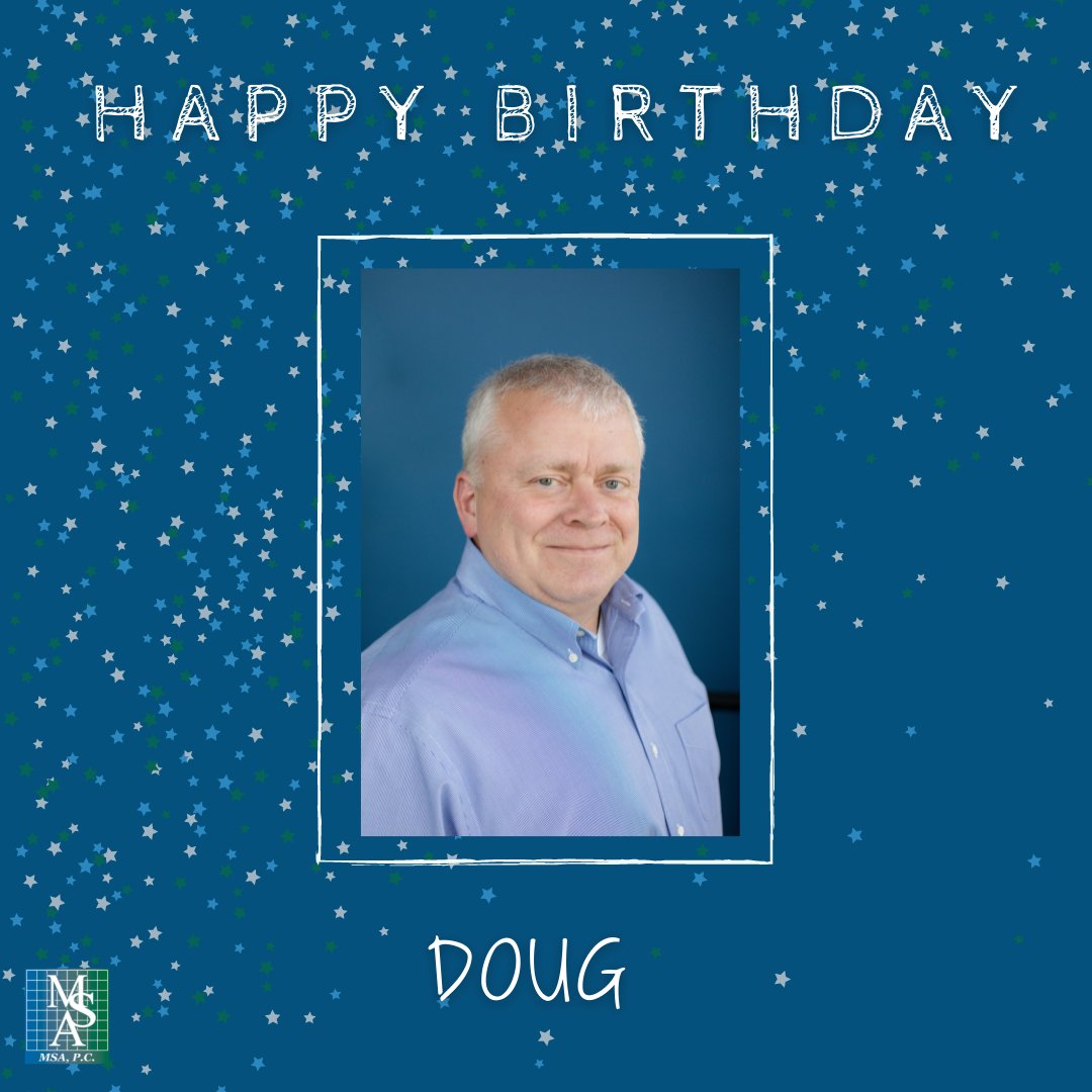 MSA_PC's tweet photo. It’s Friday and time to celebrate!!

Wising a very Happy Birthday to our President, Doug Will, PE and Field Surveyor, Tom Dixon.

We hope you have a great birthday weekend!

#msapc #happybirthday #civilengineer #landsurveying https://t.co/4IWoEks2Ps