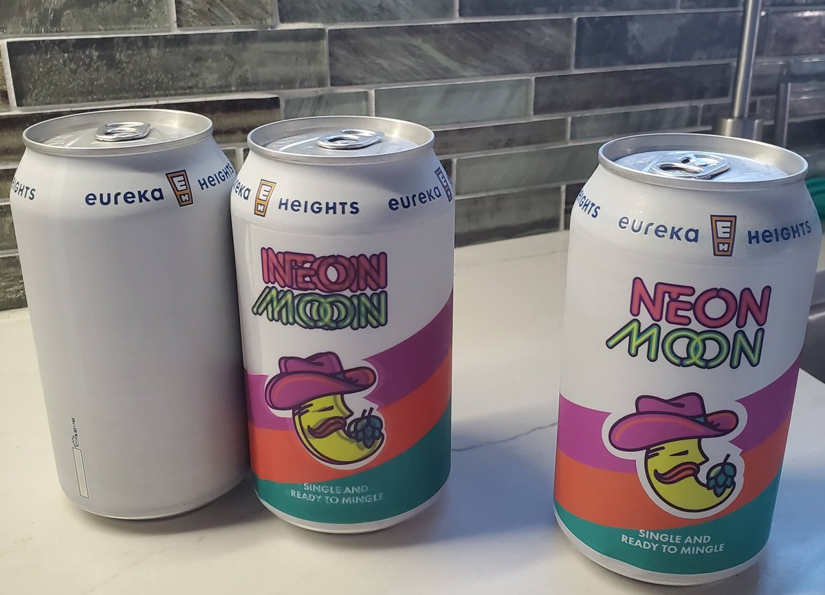 JasonGr08511959's tweet image. One of my beers got double wrapped but I kinda dig the new design:)
#eurekaheights #improveddesign