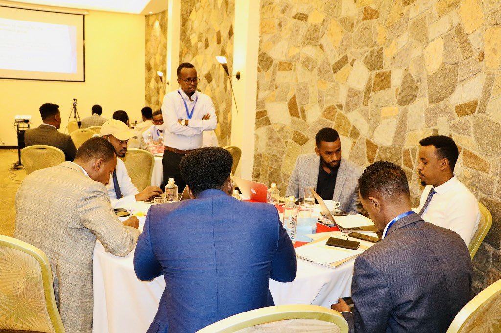 SIMADiLab's tweet photo. We’re grateful to have co-facilitated and participated in an intensive 5-days capacity building workshop for Somalia’s innovation ecosystem key players including relevant government ministries, financial institutions, business development support organizations, startups, and SMEs https://t.co/2JMSDuOBrQ