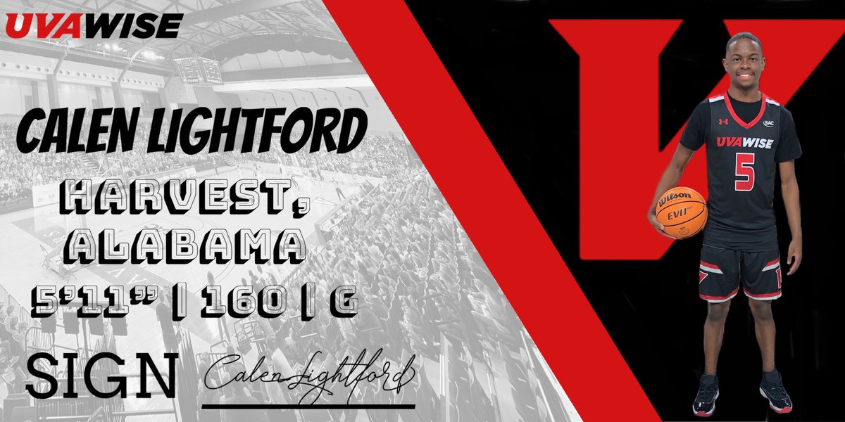UVAWiseMBB's tweet photo. We are excited to announce our second signee of the 2022 class!

Welcome Calen Lightford from Harvest, Alabama! @CalenLightford https://t.co/HIBkOXTaXO
