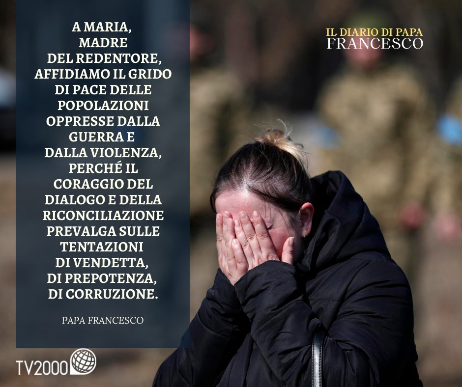 🔴 Su <a href="/TV2000it/">Tv2000.it</a> Consacrazione di #Russia e #Ucraina al Cuore Immacolato di Maria presieduta da #PapaFrancesco alle 17 dalla Basilica di San Pietro
#Speciale alle 16.00 ospiti
🔵Don Kirill Konstantin Mironov 
🔵padre Teodosio Roman Hren 
🔵padre Alberto Valentini 

#25marzo #pace