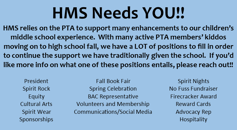 HMSPatriotsPTA's tweet photo. Joining the HMS PTA is one of the most rewarding decisions you'll ever make...promise!!! ❤ 
@HeritageMiddle1    #TheHeritageWay https://t.co/yur6pyS7Gk