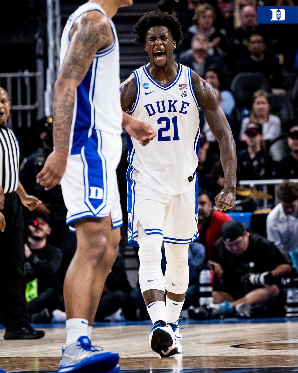 DukeMBB's tweet photo. That big March 🔋🔋 #MarchMadness https://t.co/PuOMypF701