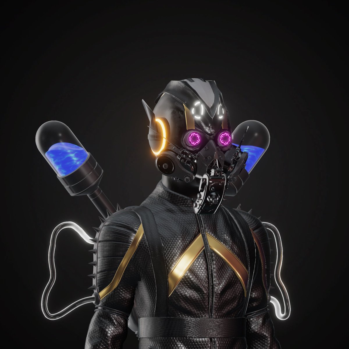 PageStable's tweet image. My psychonaut and his new spyder😈