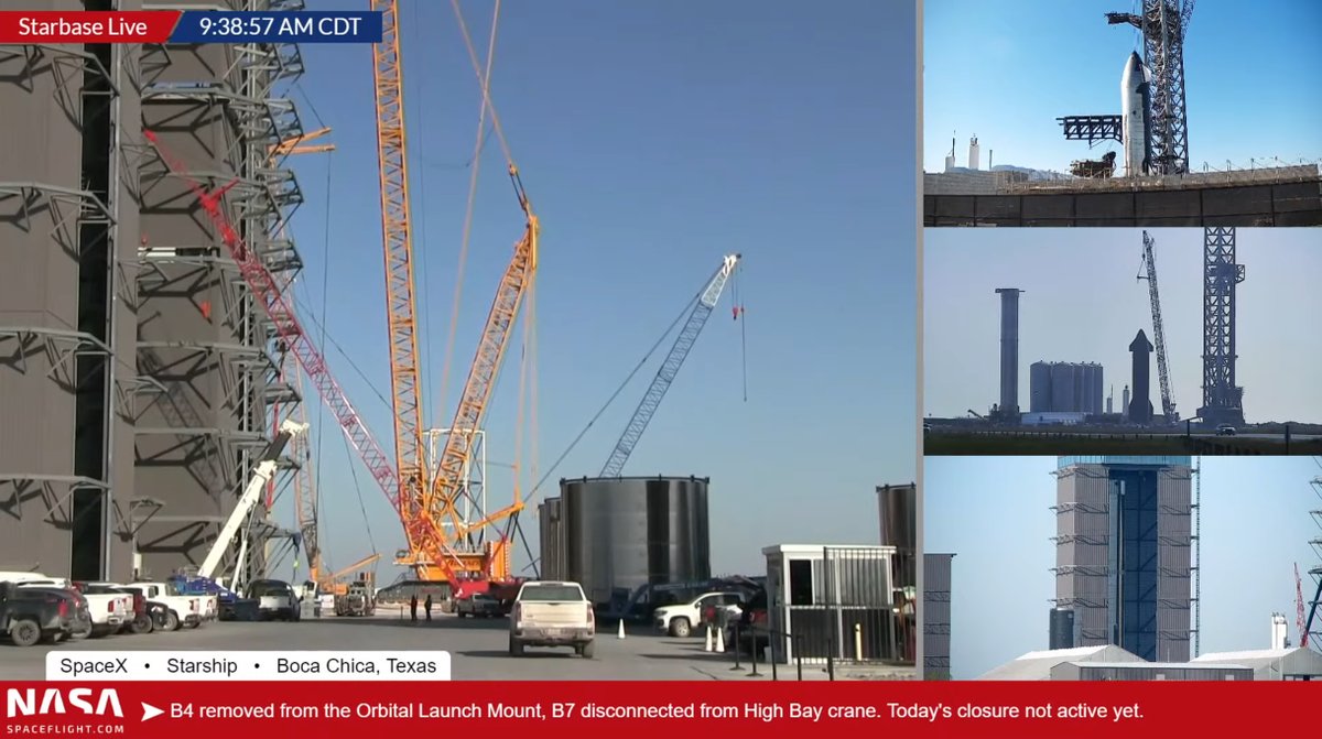 How many cranes should we order for Starbase?

Elon: Yes.

Mary (<a href="/BocaChicaGal/">Mary</a>) adding to the extra views:
nasaspaceflight.com/starbaselive