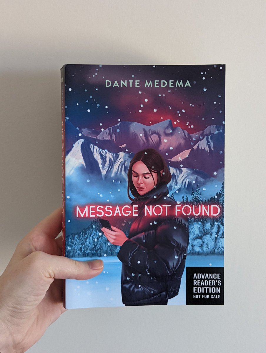 bookishworld_'s tweet photo. Finished work at 12pm and have since been glued to #MessageNotFound by Dante Medema. Really enjoying it! https://t.co/gSrJx9V3JL