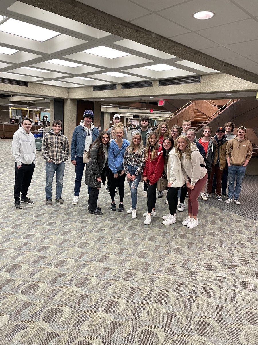 University of Akron College of Engineering and Polymer Science has begun with campus tour and information on what they have to offer. ⁦<a href="/MrsKeenerFHS/">Ms. Keener</a>⁩ ⁦<a href="/Falcon_update/">Firelands Falcons</a>⁩