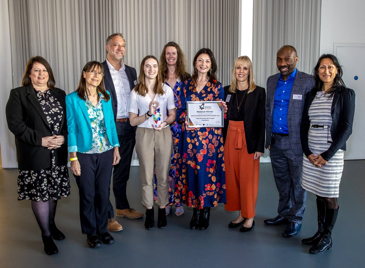 Good news! Our team from <a href="/OUHospitals/">OUH</a> yesterday won 'Most Promising People &amp; Organisation Design Programme' at the national Health Heroes Awards for our Growing Stronger Together people recovery programme!  #nhs #healthcare #wellbeing #health #ourhealthheroes #oneteamoneouh