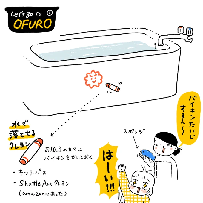 お風呂拒否と戦うおれたち🛀 