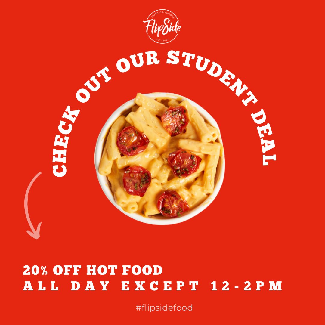 Students get 20% off hot food all day every day (except between 12-2pm) 

So come along and set yourself up here; we have the perfect study area for you so you can nourish your mind and body at the same time.📚 🍔 🍟

#plantbasedstudent #veganstudent #studentlife #farringdon