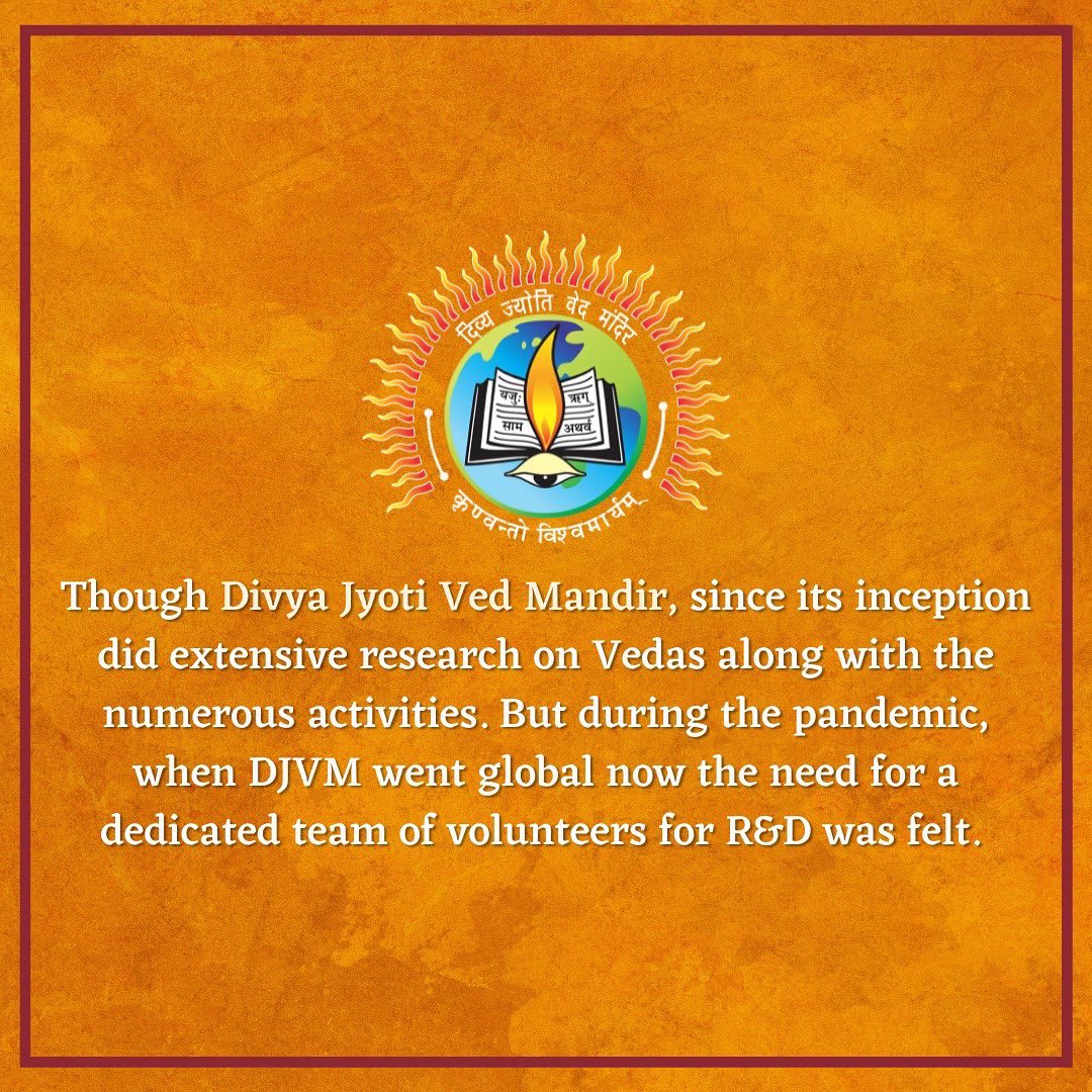 djvmvedmandir's tweet photo. From the formation of a dedicated R&amp;D Team to the opening of an in-house Library to meeting the dignitaries, #DJVM is encoding the #Vedicscriptures and teaching them in the simplest way possible to its students through its varied programs. https://t.co/sA6pAyzfV4
