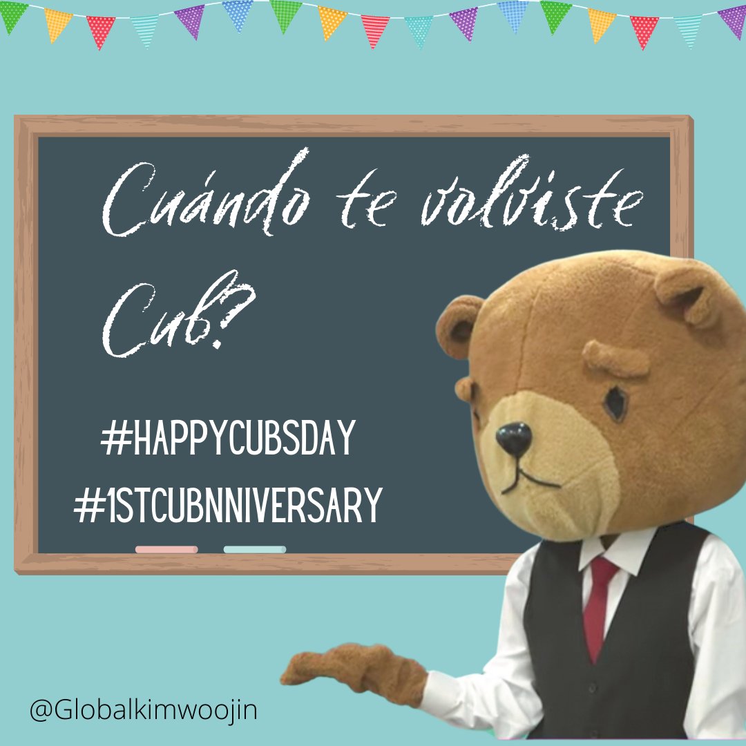 Globalkimwoojin's tweet photo. 25.03.22 | #KIMWOOJIN 
🇬🇧 Black Bear has his 1st question! 
🇪🇸 Black bear ya tiene su primera pregunta! 
#️⃣: #1stCubnniversary #HappyCubsDay #KIMWOOJIN
#ThanksCUBS https://t.co/mtx3tAYbUk